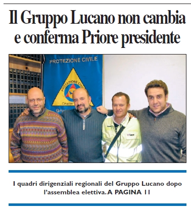 Domenico Vinci riconfermato Presidente Provinciale Protezione Civile