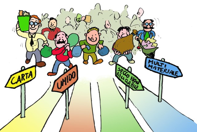 Modifica della raccolta differenziata di vetro e alluminio