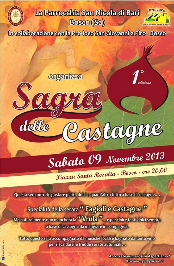 A Bosco la Sagra delle Castagne