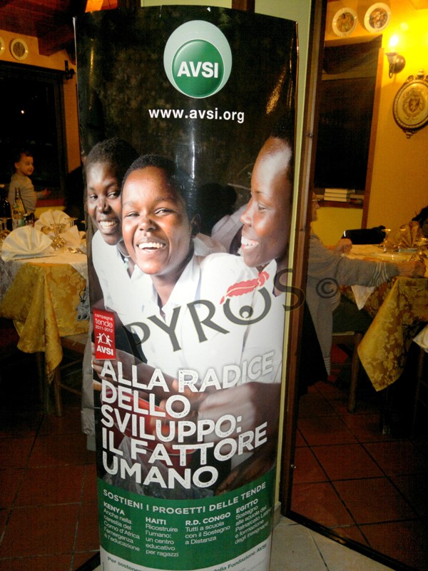 Cena di solidarietà pro AVSI