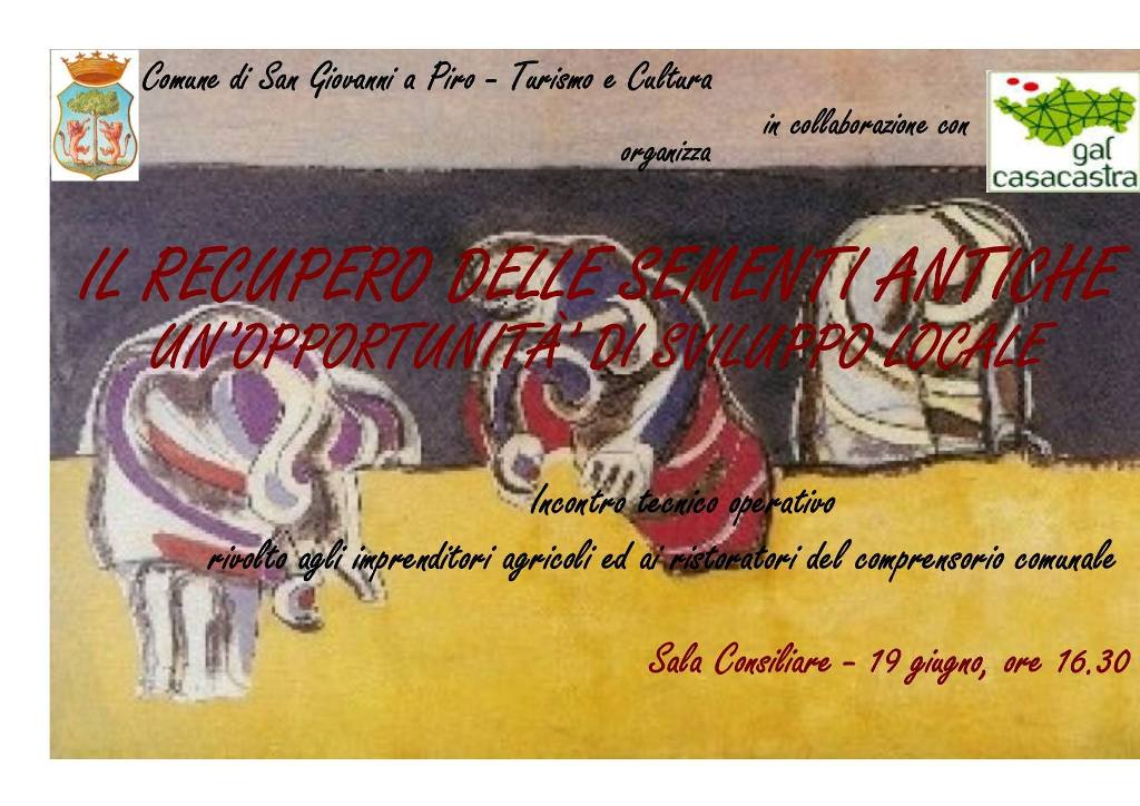 Il recupero delle sementi antiche