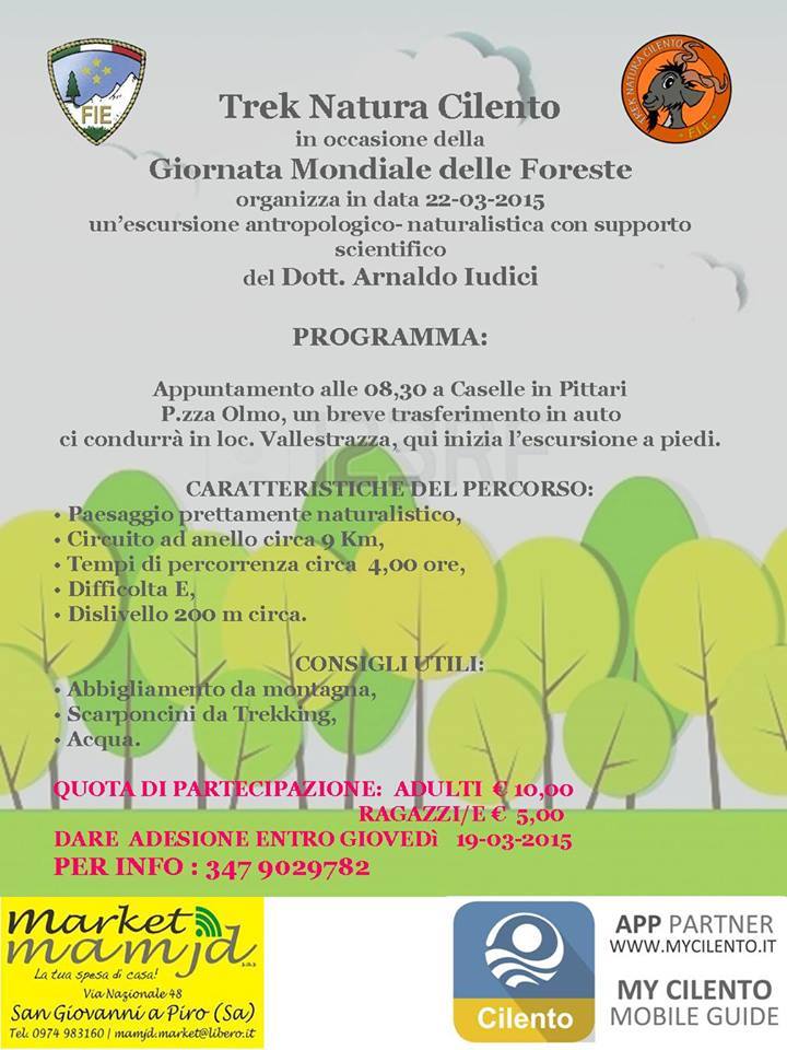 La Giornata mondiale delle foreste in compagnia di Trek Natura Cilento