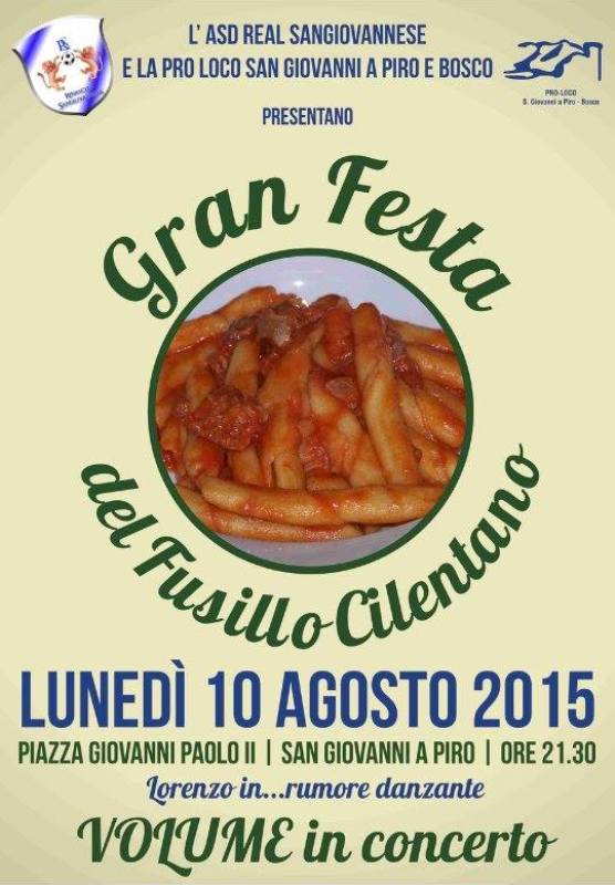 Gran Festa del Fusillo cilentano