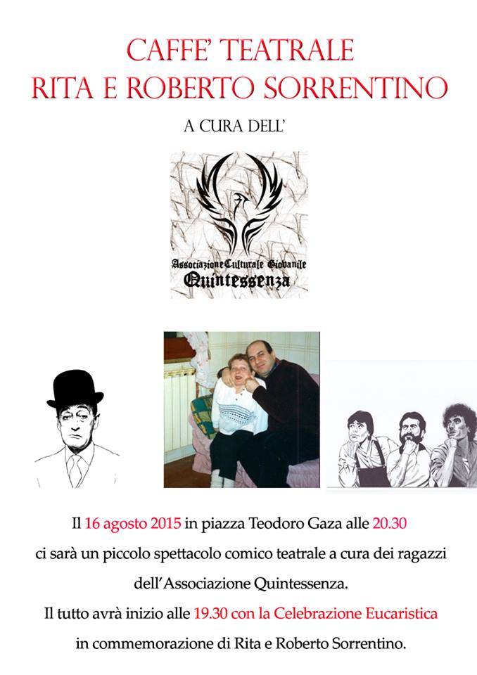 Il \'Caffè...Teatrale\' Rita e Roberto Sorrentino