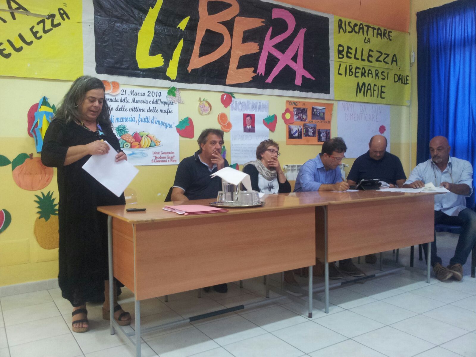 Il Gaza incontra il territorio sul POF. Intanto riapre la scuola di Scario