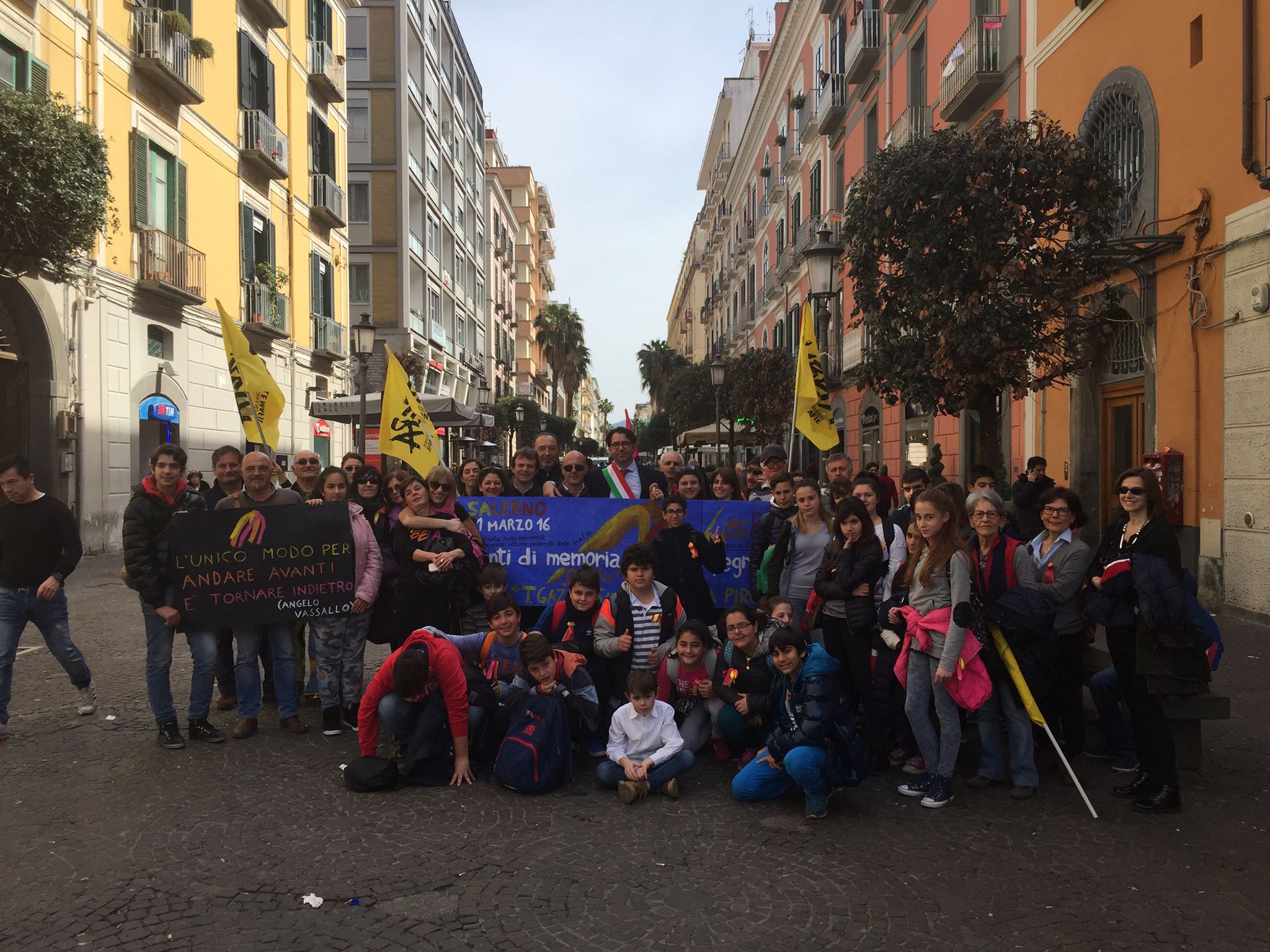 San Giovanni a Piro a Salerno per la Giornata della Memoria e dell\'Impegno in ricordo delle Vittime delle mafie