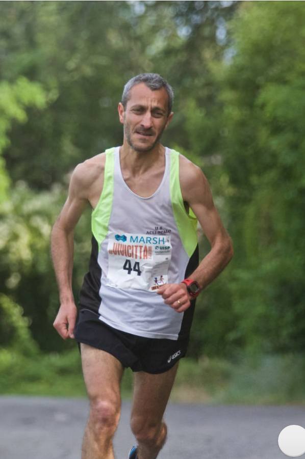 Giuseppe Sorrentino Campione provinciale Pavia M45 di corsa in salita