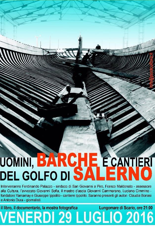 Scario ospitera' la presentazione di 'Uomini, barche e cantieri del golfo di Salerno'