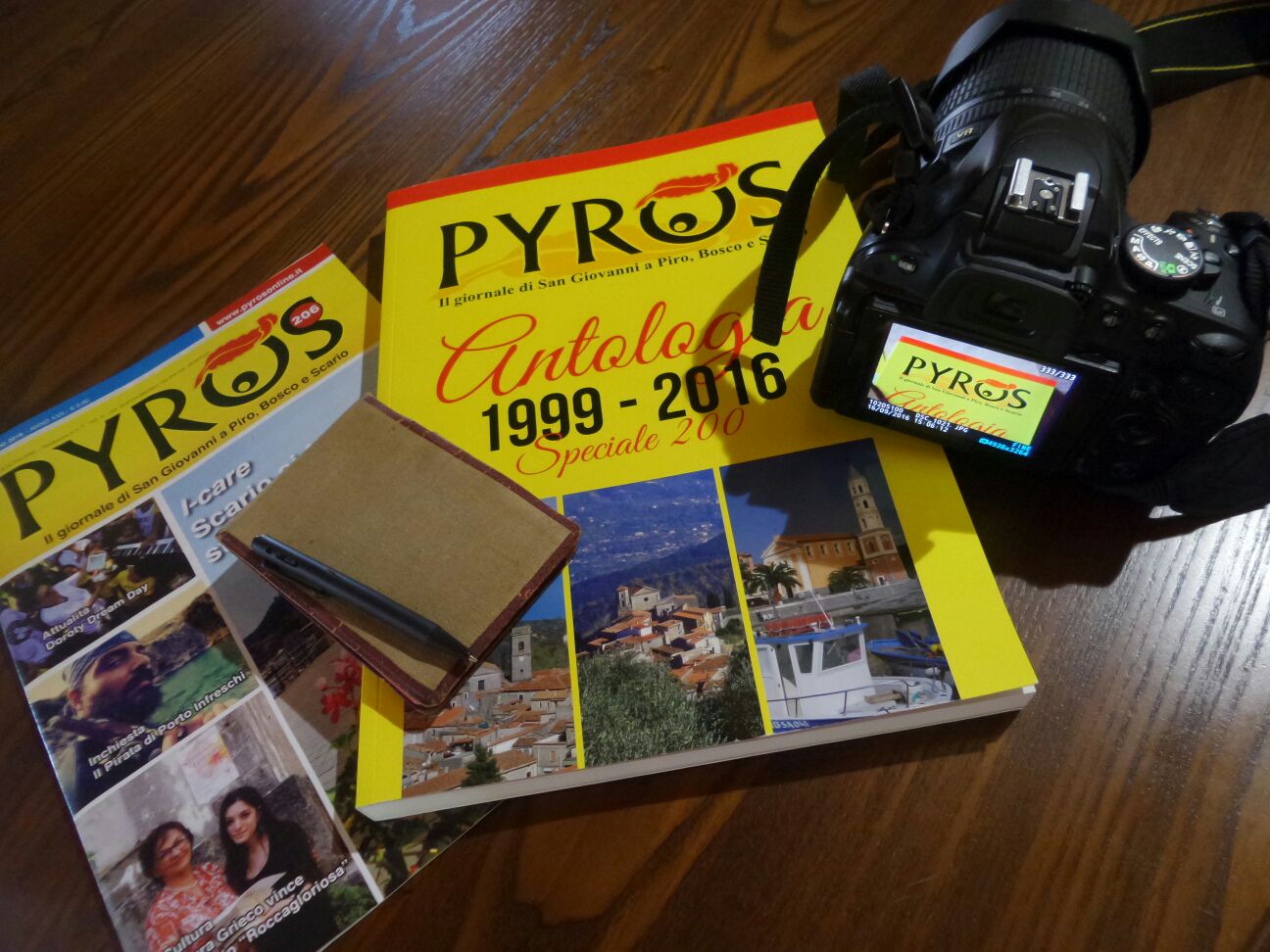 Pyros incontra i collaboratori