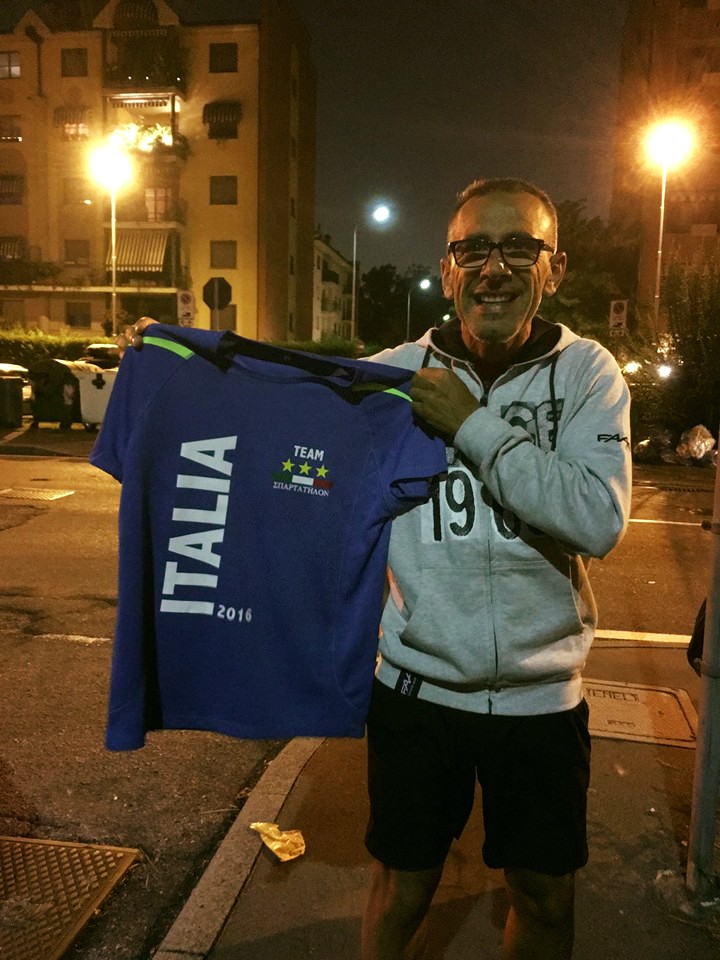 Giuseppe Tripari giunto ad Atene, iniziata l'avventura per la storica Spartathlon