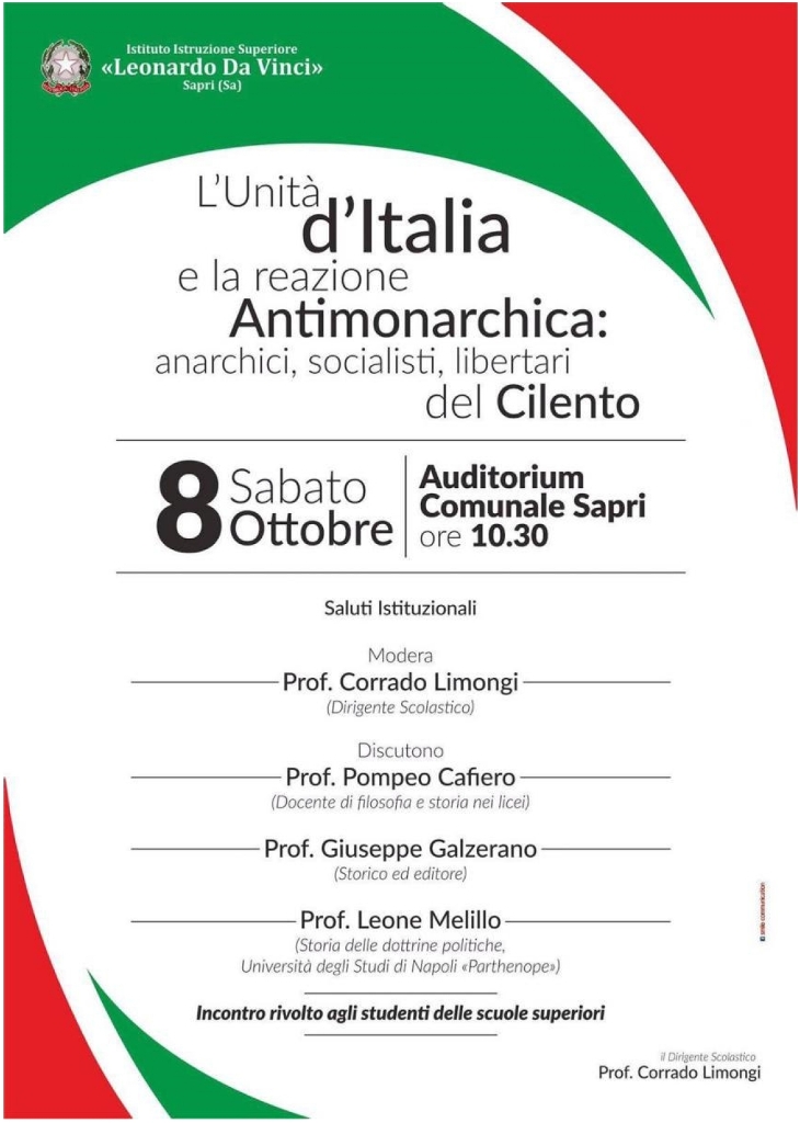 Convegno sull'Unita' d'Italia e la reazione Antimonarchica