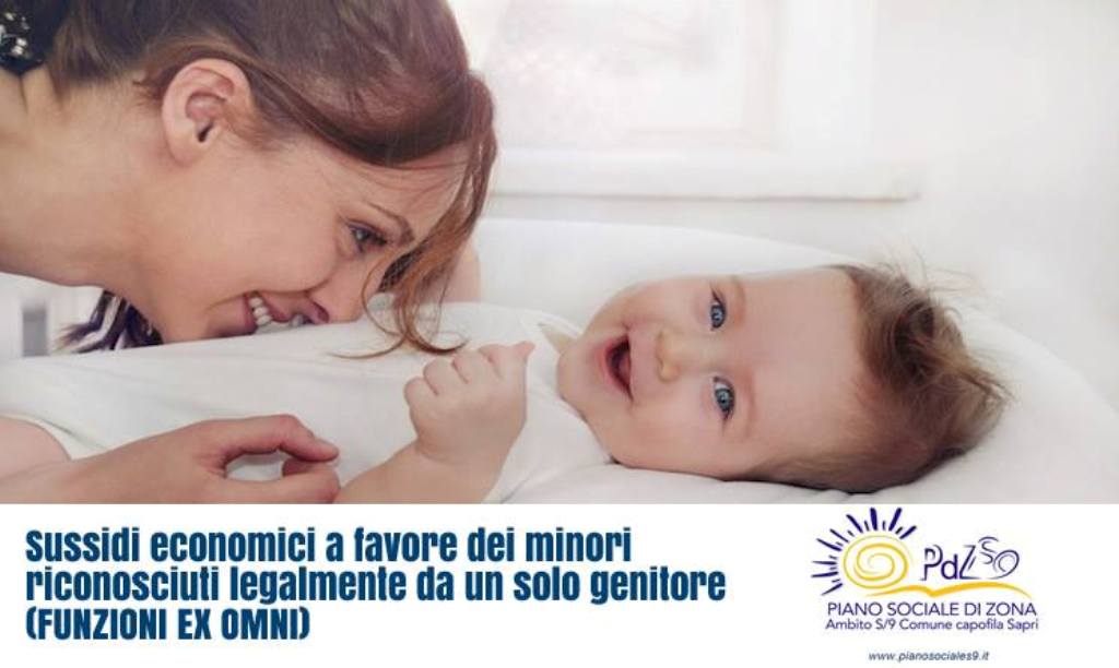 PdZ S9: Sussidi economici a favore dei minori riconosciuti legalmente da un solo genitore