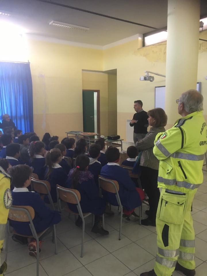 San Giovanni a Piro: il Piano di emergenza Comunale spiegato ai piccoli studenti