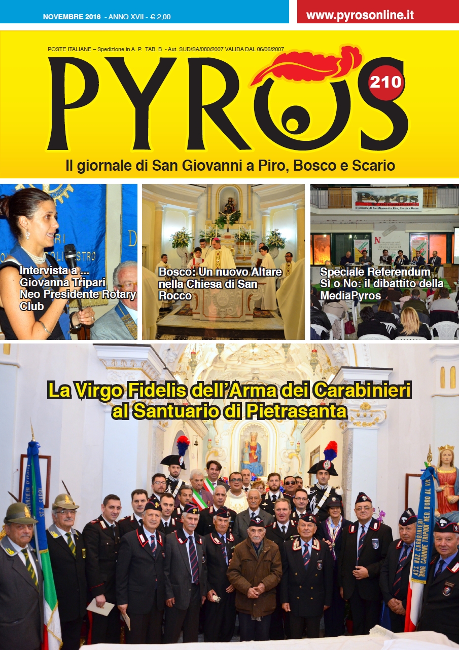 Pyros 210 in edicola...con tante storie e tre sorprese finali!