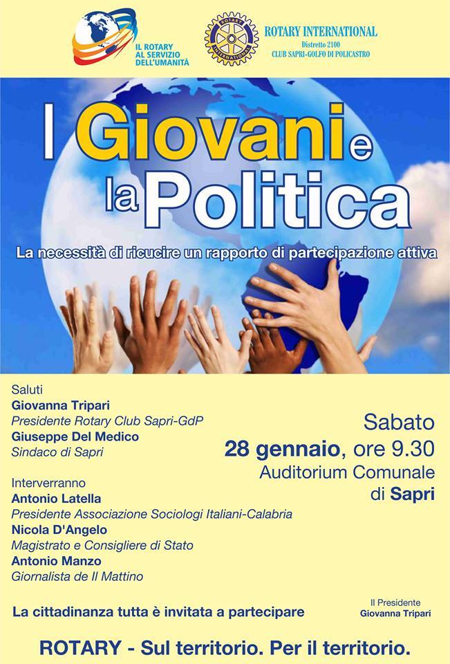 Giovani e politica: un incontro per riflettere sulla partecipazione attiva nel territorio