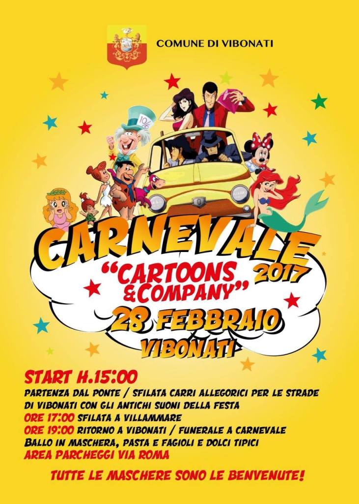Cartoons & company: Carnevale 2017 a Vibonati!