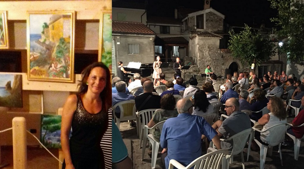 Successo a Bosco per la prima dei Concerti di Mezza Estate. Inaugurata la personale di Anna Sorrentino da Scario