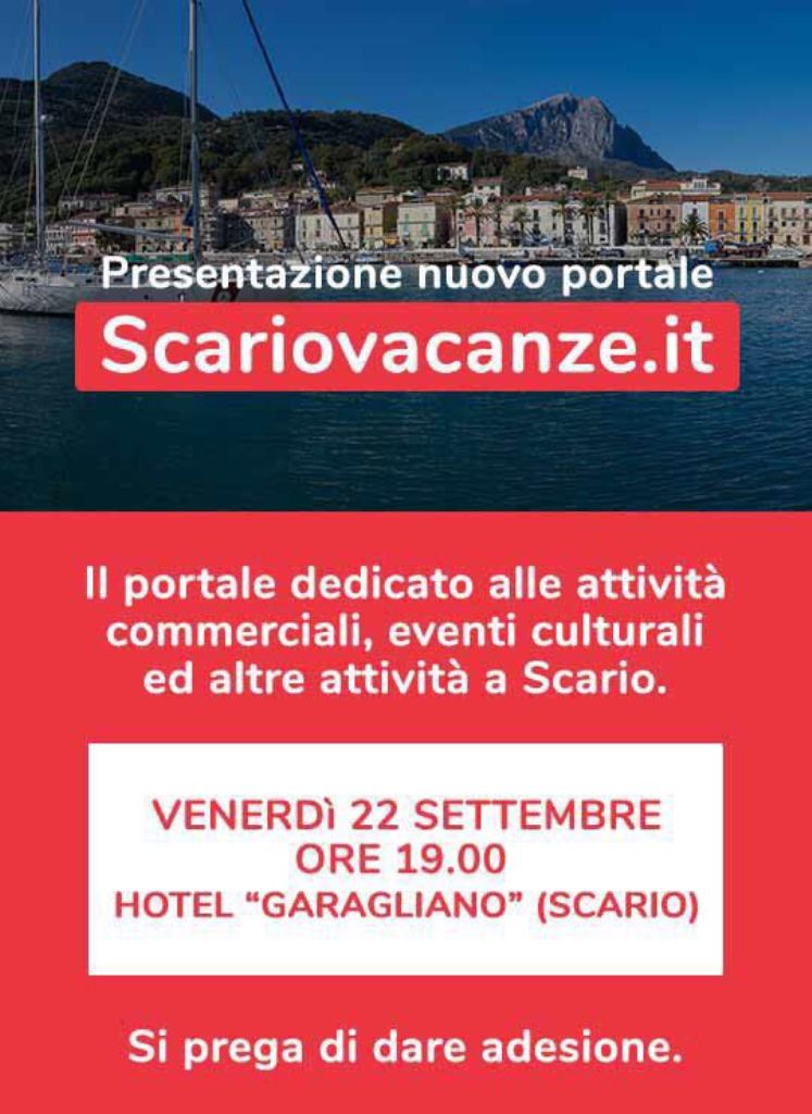 Presentazione del nuovo portale Scariovacanze.it