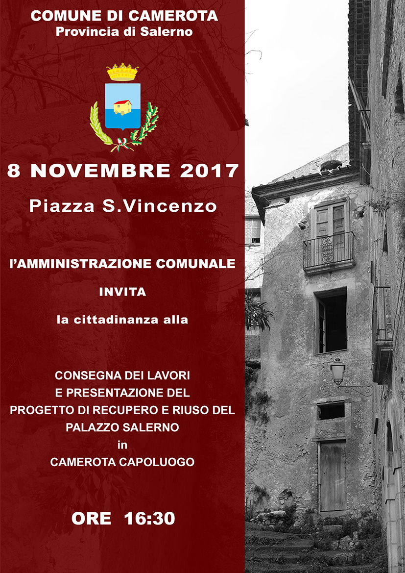 Palazzo Salerno, giorno 8 la presentazione del progetto di recupero