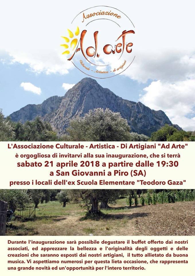 Inaugurazione dell'Associazione ''Ad Arte''