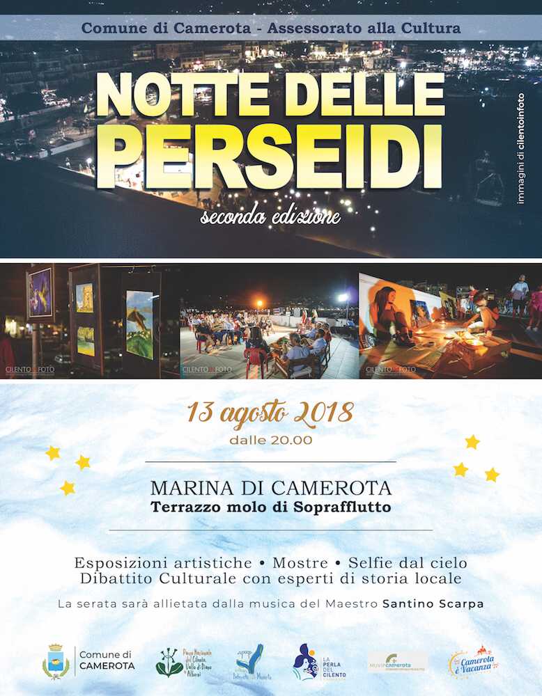 Tutti con il naso all'insu', a Camerota la 'Notte delle Perseidi'