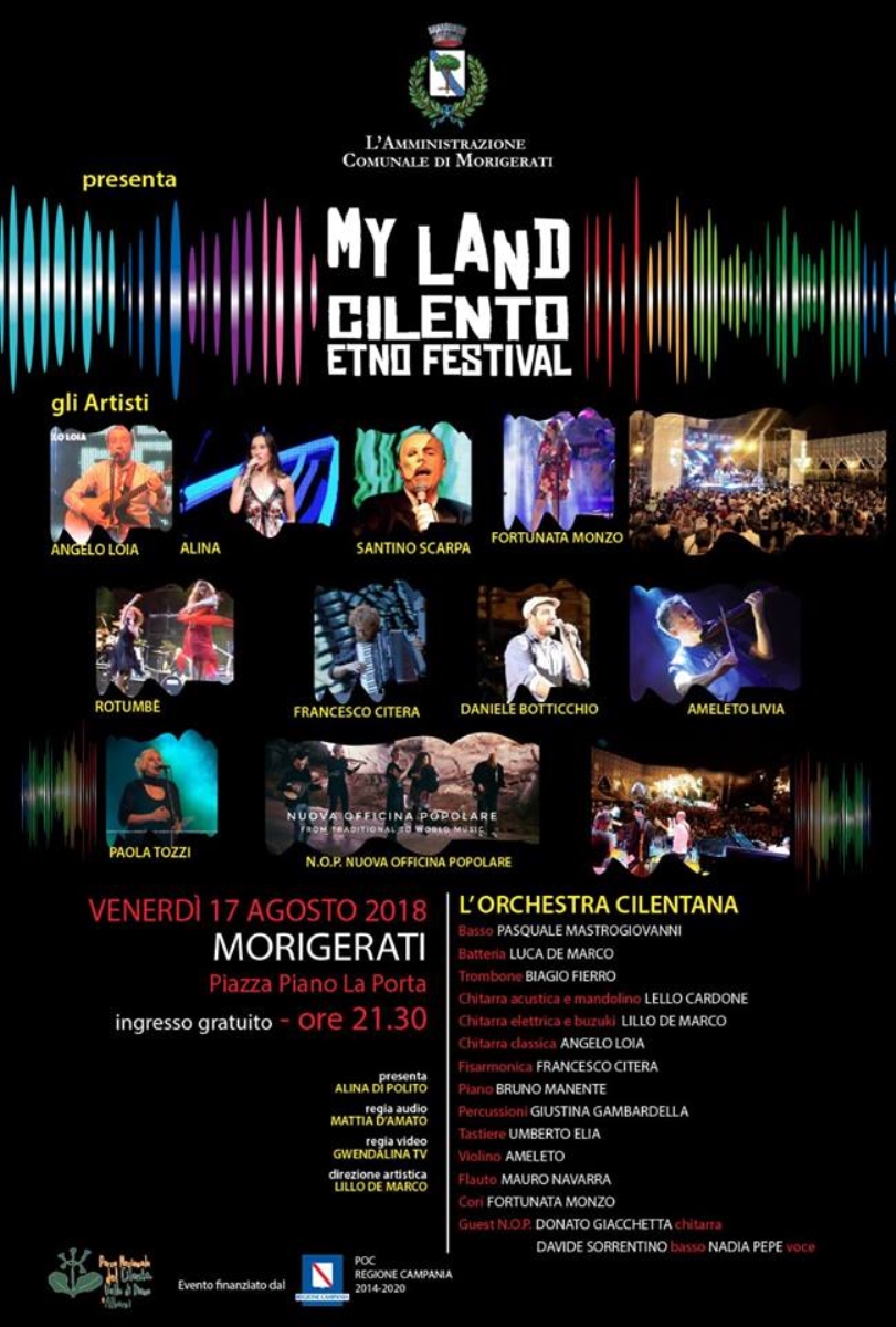 My Land Cilento Etno Festival a Morigerati