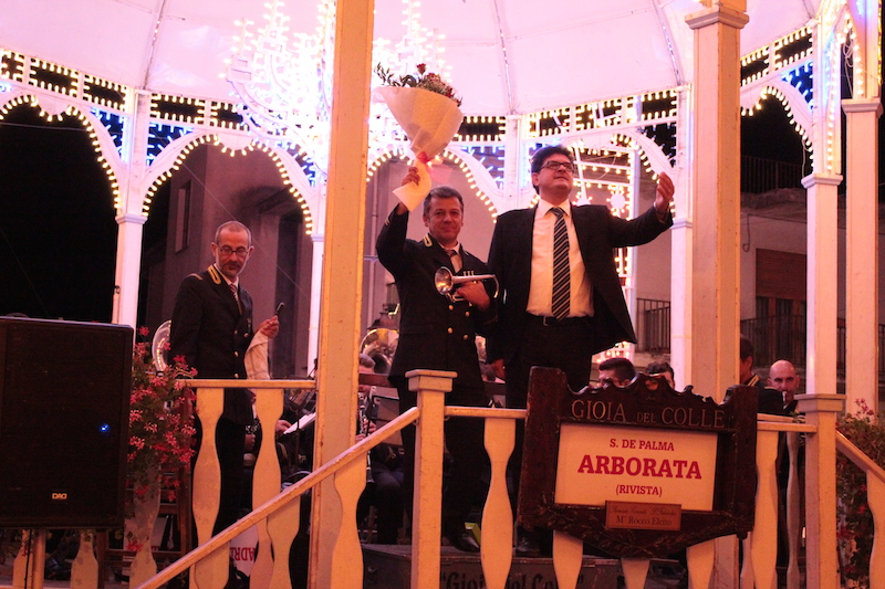 In piazza Umberto I a Sicili il tradizionale concerto della banda musicale di Gioia del Colle