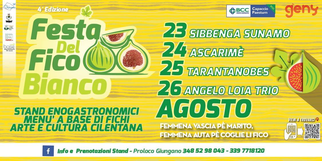 Al via la 4a edizione della Festa del Fico Bianco Cilentano