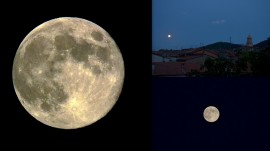 La "Luna blu" da San Giovanni a Piro
