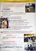 Raccolta benefica per le Filippine