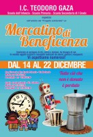 L'Ic T. Gaza presenta: Mercatino di beneficenza