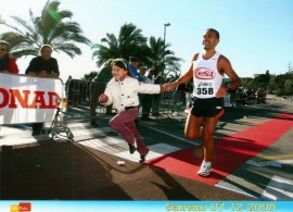 Il maratoneta Giuseppe Tripari intervistato dal Tg3