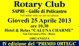 IV edizione del Premio Ortega del Rotary Club