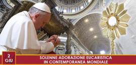 Adorazione Eucaristica in contemporanea mondiale