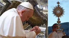 La Parrocchia di S.Giovanni a Piro in comunione con Papa Francesco nell'Adorazione Eucaristica mondiale