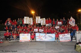 Giovani runners di S. Giovanni a Piro al Golden Gala di Roma