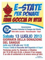 E-state per donare una goccia di vita