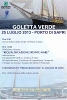 La Goletta Verde nel Golfo di Policastro