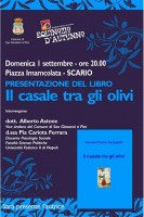 Presentazione del libro Il casale tra gli olivi