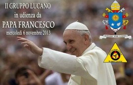 La Protezione Civile Lucana da Papa Francesco