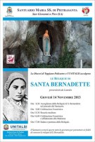 Le Reliquie di S. Bernadette a San Giovanni a Piro