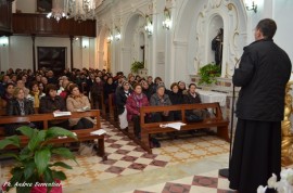 Incontro del Vescovo De Luca nel Santuario di Maria SS di Pietrasanta