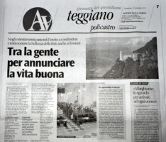 Il Santuario di Pietrasanta sul quotidiano Avvenire