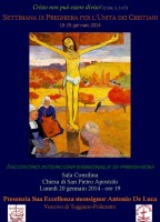 Incontro interconfessionale di preghiera 2014