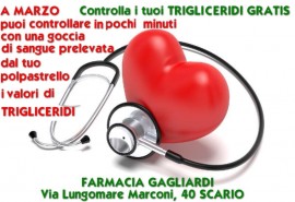 Controllo gratuito dei trigliceridi