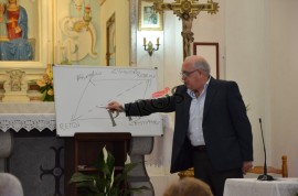 Manzoni nel Santuario di Pietrasanta.