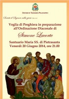 Veglia di Preghiera per il seminarista Lacorte