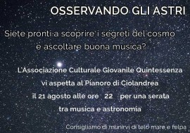 Il 21 agosto ritorna "Osservando gli Astri"