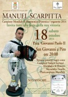 Festa a San Giovanni a Piro per il Campione mondiale di fisarmonia