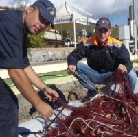 Sequestrate reti illegali nell'Area Marina Protetta Infreschi e Masseta